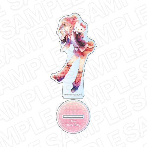 『しゅごキャラ!×サンリオキャラクターズ』デカアクリルスタンド PALE TONE series 日奈森あむ×ハローキティ